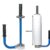 Manual stretch film dispenser with ergonomic grip