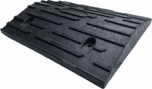 Black Yellow Speed Hump Heavy Duty Rubber
