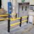 Yellow black safety barrier for warehouse Malaysia