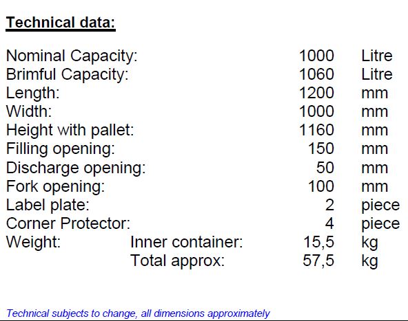 IBC Tank Malaysia with Steel Pallet Support