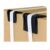 Plastic packing edge protector for strapping