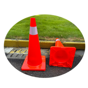 Industrial traffic cone Malaysia with reflective band