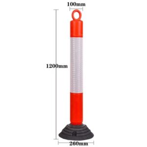 flexible bollard Malaysia range removable reboundable PE knockdown safety bollards yellow white Blue Box Sdn Bhd Selangor
