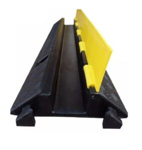 Cable protector ramp recycled rubber black yellow Malaysia