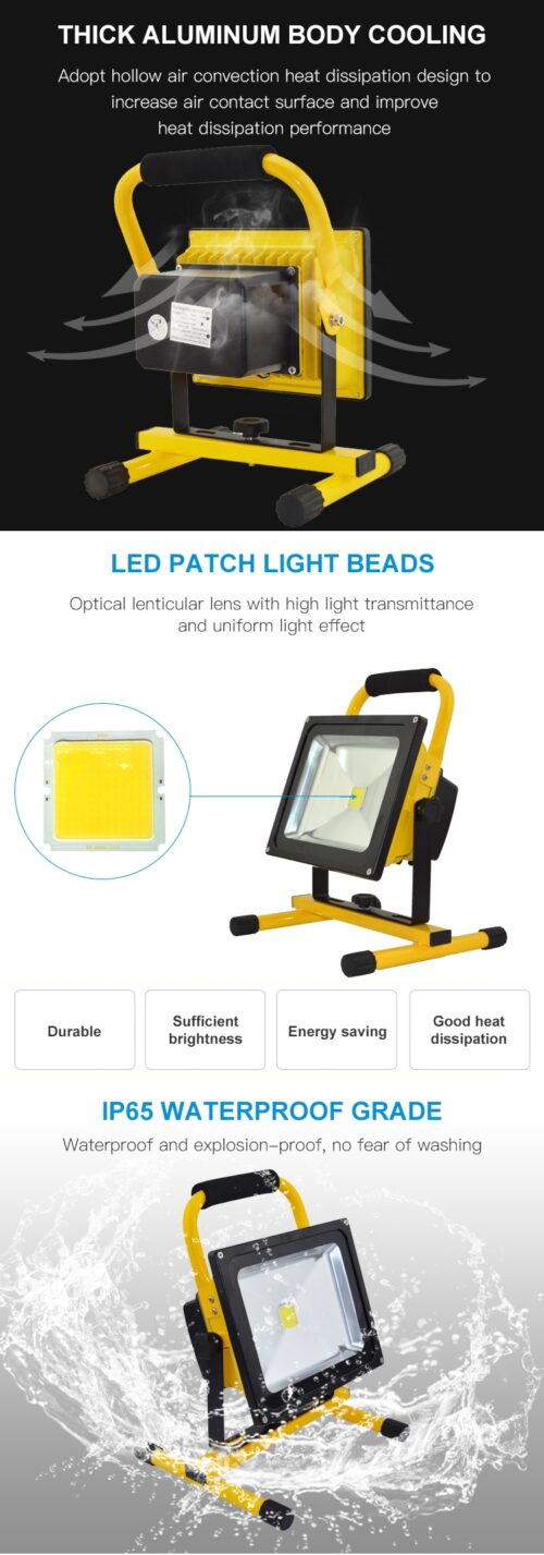 LED flood light IP65 weatherproof rain outdoor Malaysia
