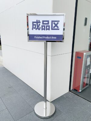 A3 horizontal display stand Malaysia – BPDM landscape sign holder stainless steel 320x440mm