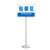 A4 safety sign board stand car park Malaysia – BPDM display stand for parking safety signage Selangor