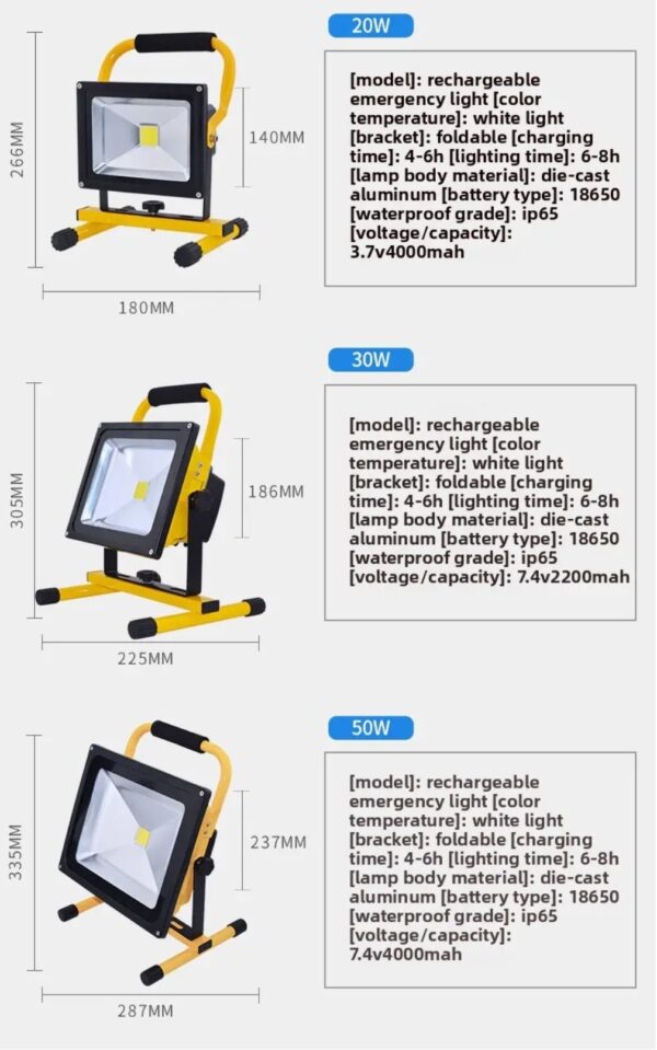 LED work light emergency outdoor camping Malaysia