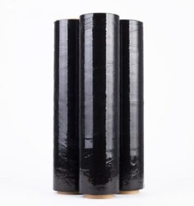 Black pallet wrap 500mm UV blocking Malaysia warehouse