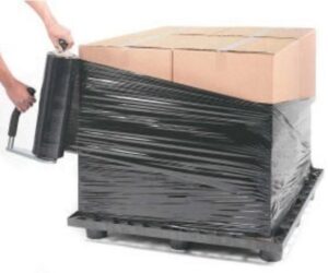 Black wrapping film 23 micron 700gm paper core Malaysia