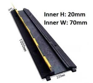 1 channel cable hump rubber 1000x220x30mm Malaysia road