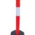 Rubber-Base-Traffic-Delineator-Post-Stability-Feature Heavy-duty rubber base traffic delineator post stable ground mounting Malaysia