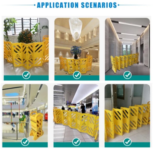 PP plastic guardrail road construction zone Selangor Malaysia. PP Plastic Guardrail Malaysia