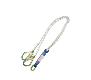 HORNET Full Body Harness HT08K + HT02 – Close-up of twin lanyard double hooks (rebar hooks) HORNET Full Body Harness – close-up of twin lanyard double hooks (rebar hooks)