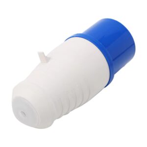 16A Waterproof Socket + Plug IP44 – Close-up of the plug showing the 3 brass contact pins Waterproof Plug Socket Malaysia