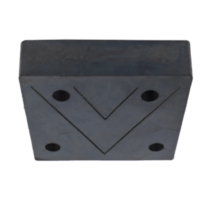 Heavy Duty Rectangular Dock Bumper – Close-up of the 4 mounting holes (30mm diameter) Rectangular Dock Bumper Malaysia
