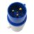 16A Waterproof Socket + Plug IP44 – Close-up of the industrial socket front, showing the 3 contact holes Waterproof Plug Socket Malaysia