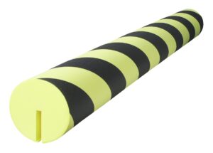 1m EVA Corner Protector Black Yellow – Full 1m corner protector on white background EVA Corner Protector Malaysia