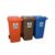 240L 3-in-1 Recycle Bin Set – Full 3-bin set (orange, brown, blue) lined up on white background Recycle Bin Malaysia