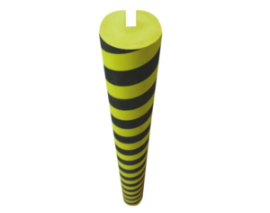 1m EVA Corner Protector Black Yellow – Close-up of the black and yellow EVA foam profile EVA Corner Protector Malaysia